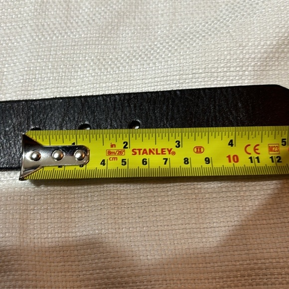 Fossil Leather Belt with Details Size M - Picture 15 of 16